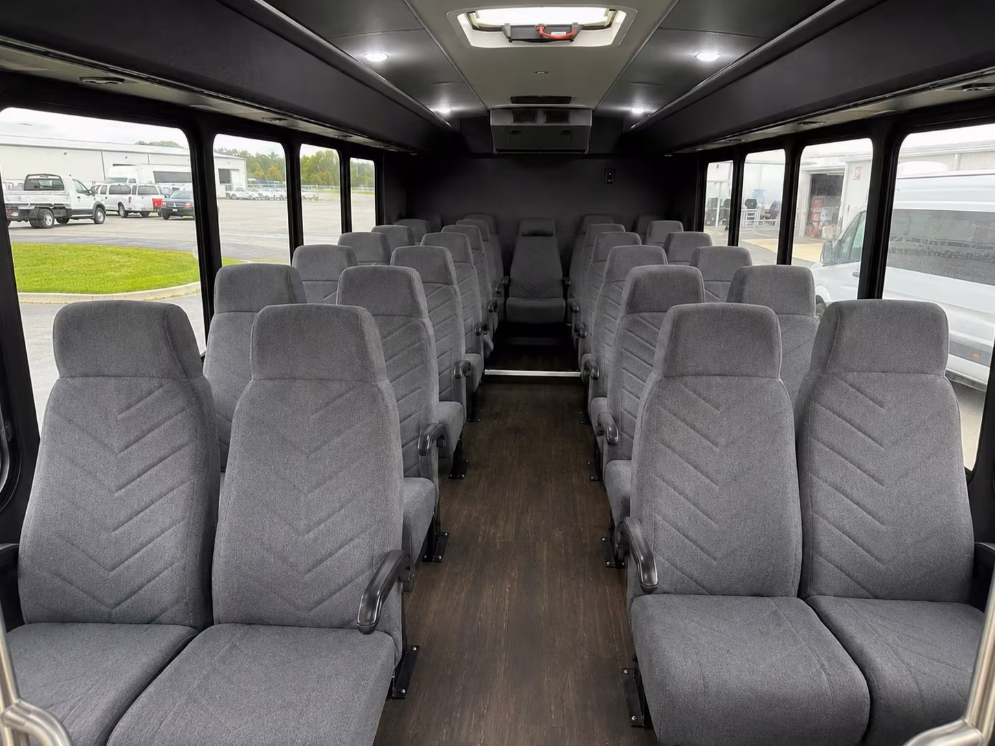 15 passenger minibus interior