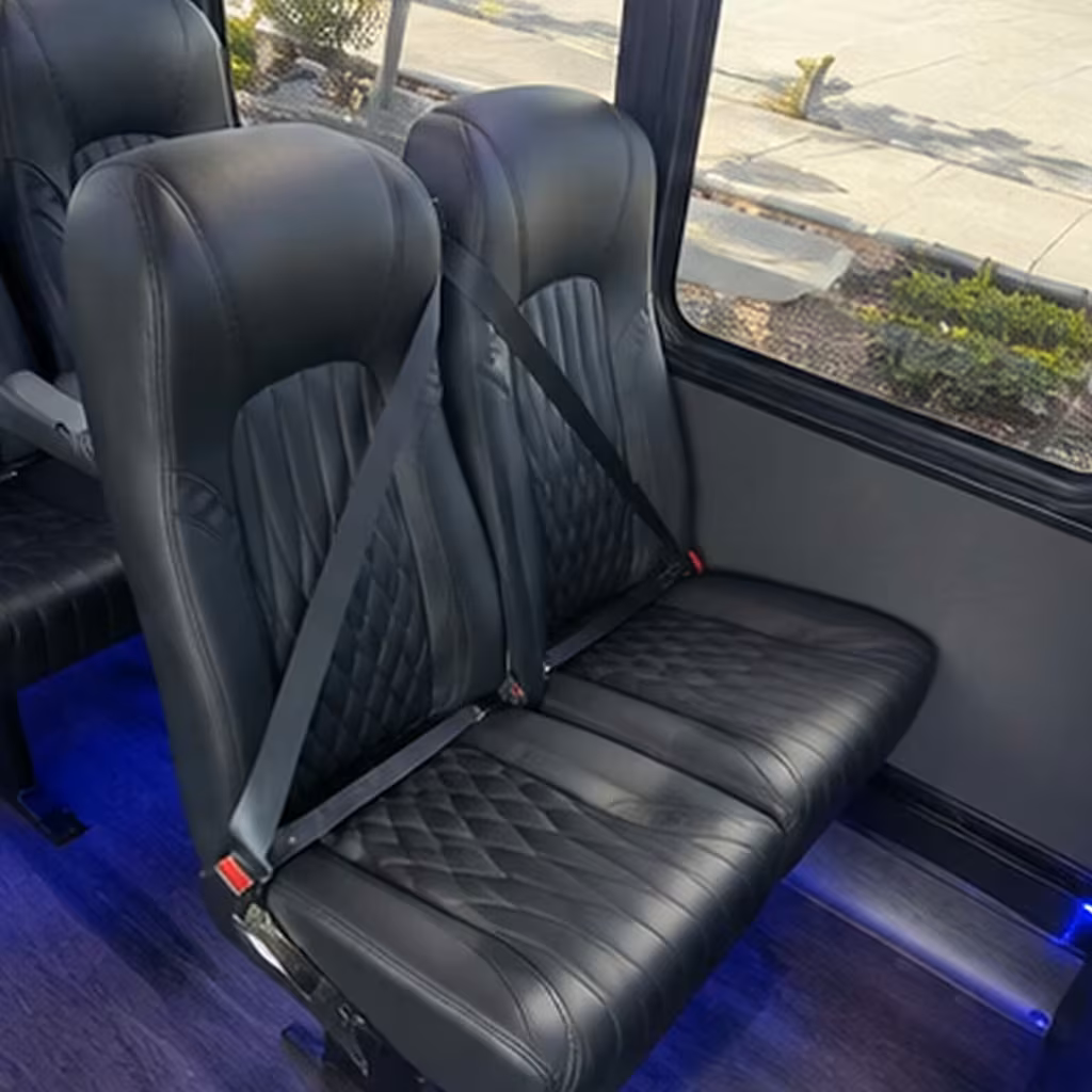 35 passenger minibus inside