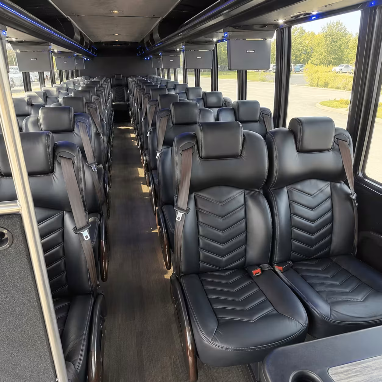 35 passenger minibus interior