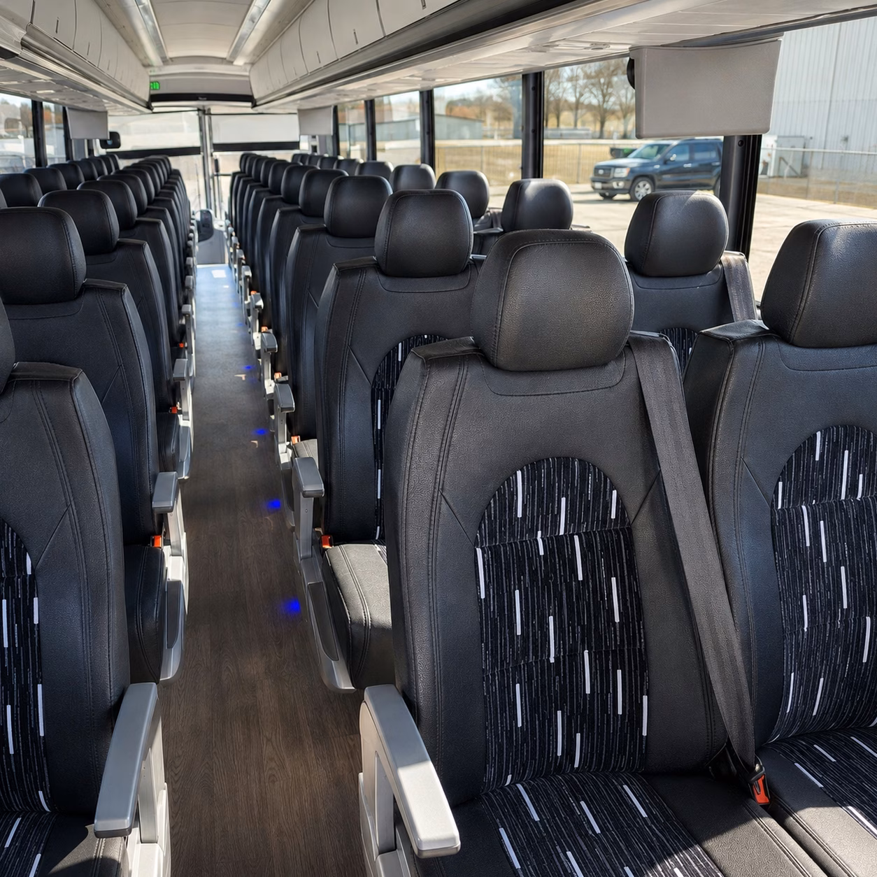 fort collins charter bus interior gallery