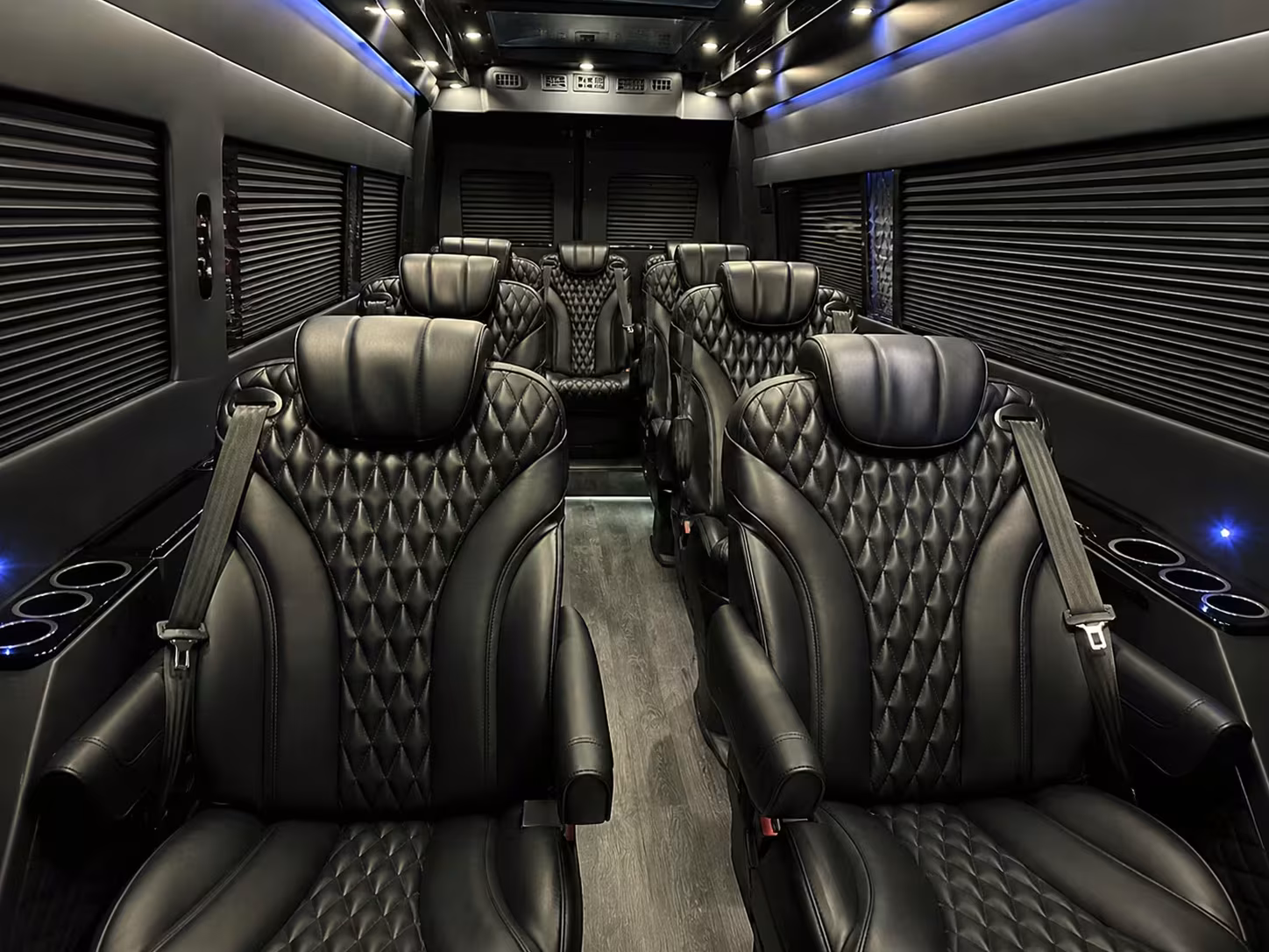 sprinter van with driver inside