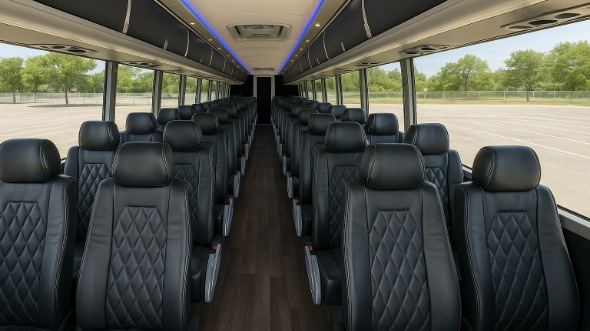 54 passenger charter bus interior fort collins