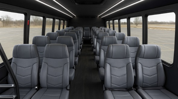 fort collins 18 passenger minibus inside
