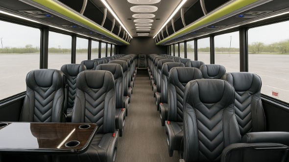 fort collins 28 passenger minibus inside