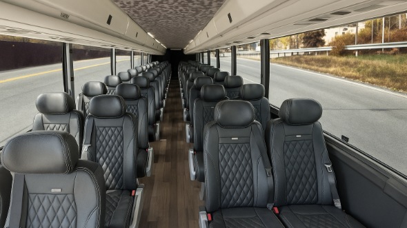 fort collins 30 passenger minibus inside