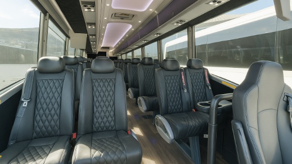fort collins 35 passenger minibus inside
