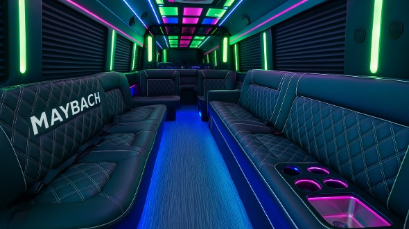 party bus rental interior fort collins